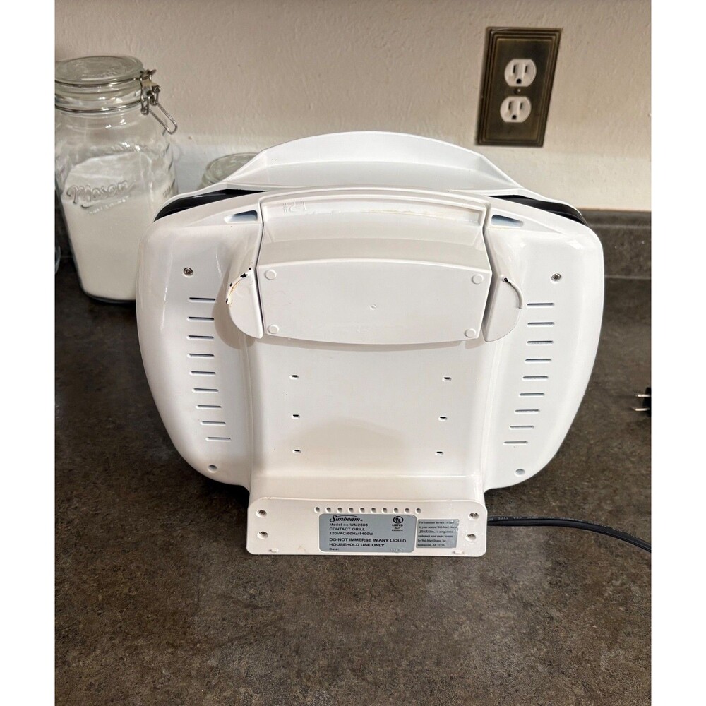 Sunbeam WM2686 Indoor Contact Grill Nonstick w Drip Pan Works . - Picture 5 of 7